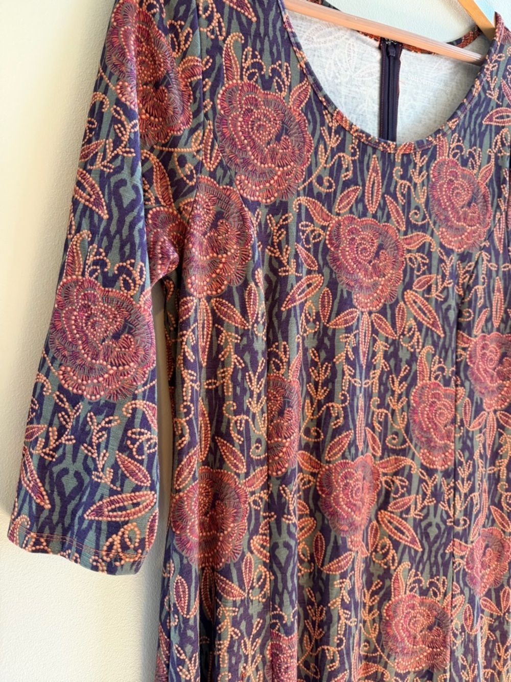 Soft Surroundings Alcott Dress Floral
Maxi Stretch Boho Size large - Picture 6 of 16